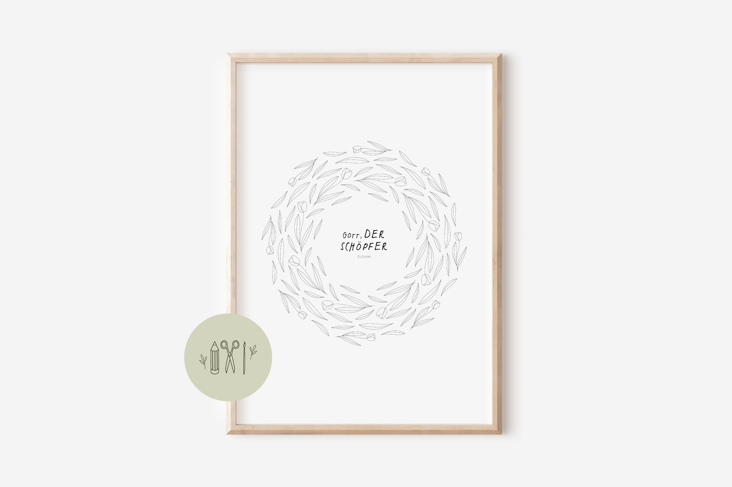 DIY Poster - GOTT DER SCHÖPFER - Elohim