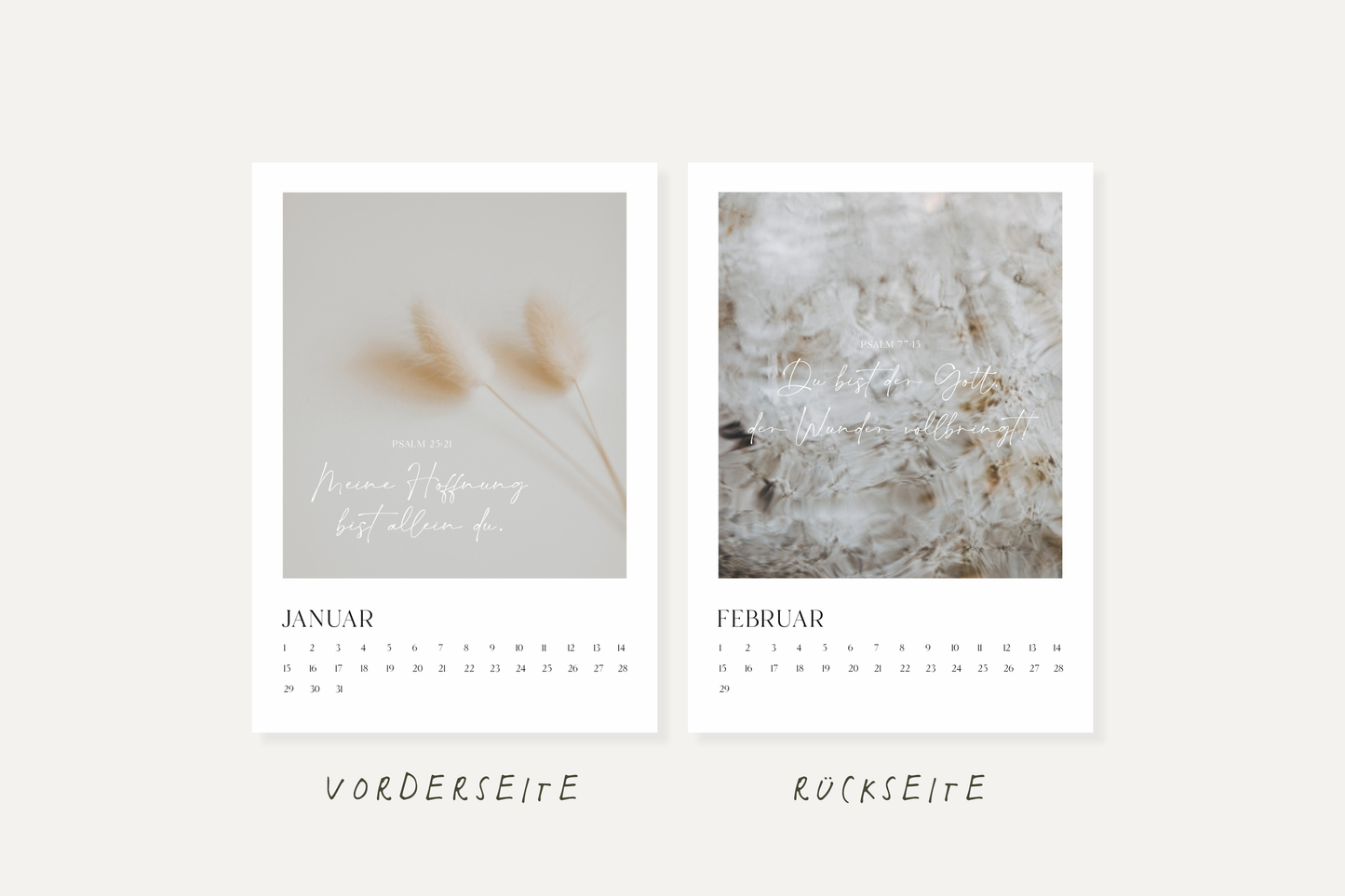 Immerwährender Tischkalender - HERZENS BIBELVERSE